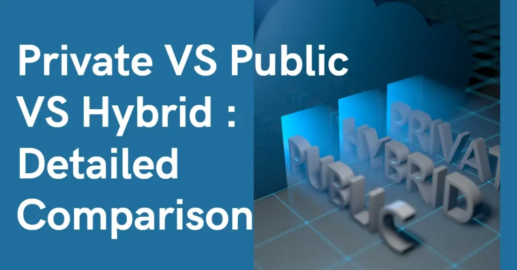 Private VS Public VS Hybrid Cloud : Detailed Comparison